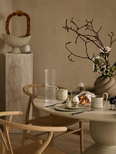 neutralne dekoracje wielkanocne