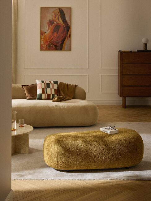 Sofa Alba w beżowym kolorze