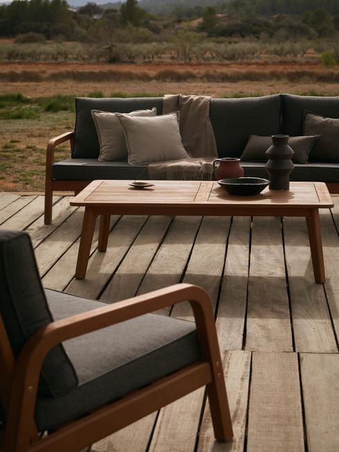 Taras w stylu etnicznym