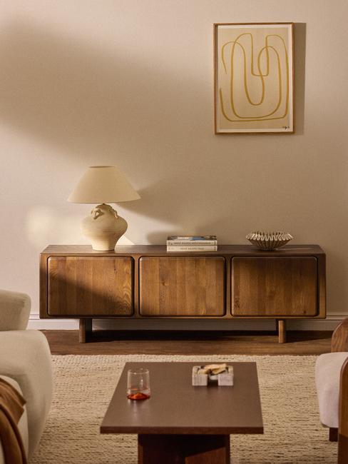 Przytulny salon w stylu hygge