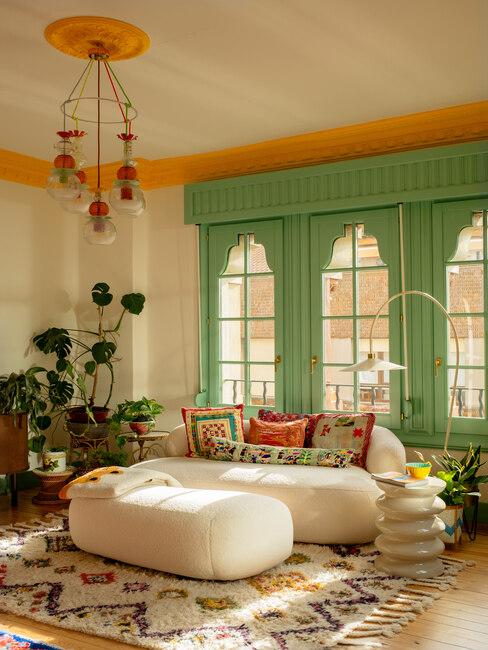 salon w stylu vintage