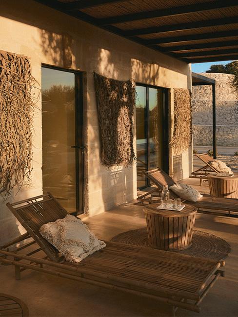 meble na balkon plecione