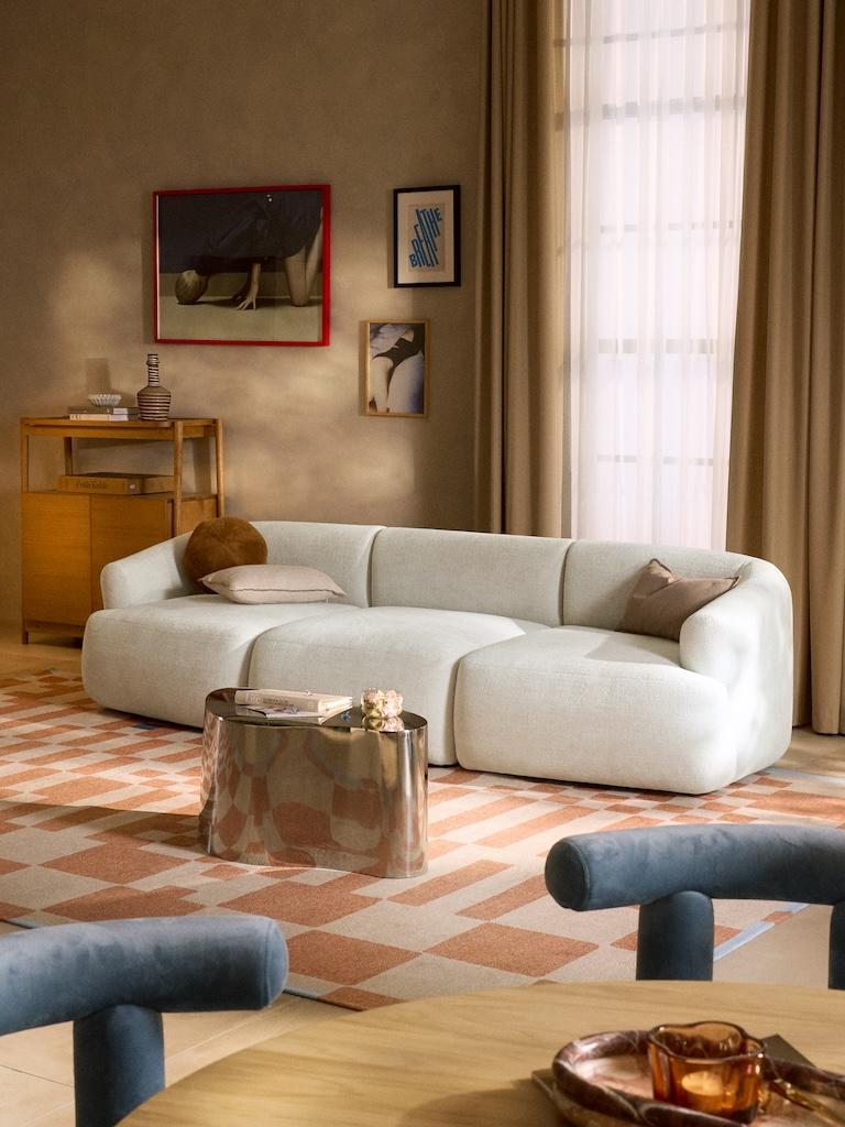 salas de estar e jantar juntas