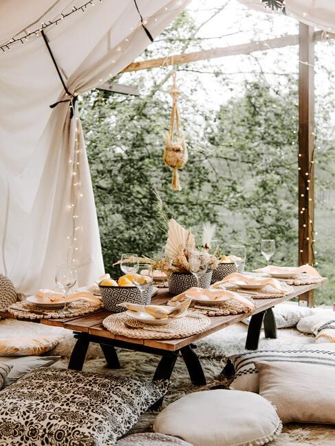 Glamping: raňajky v prírode