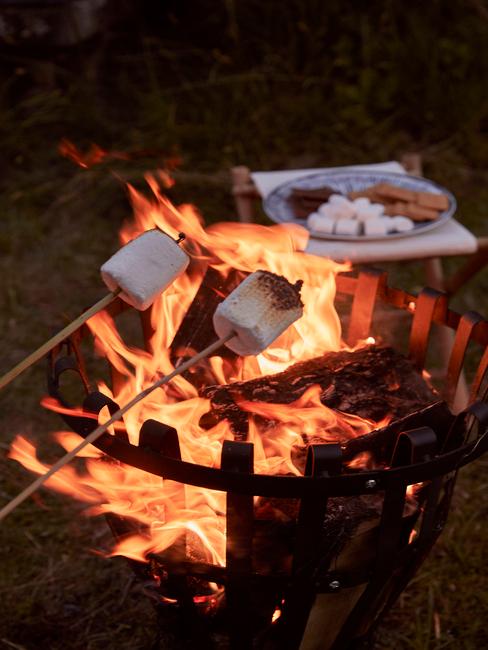 Glamping a smores