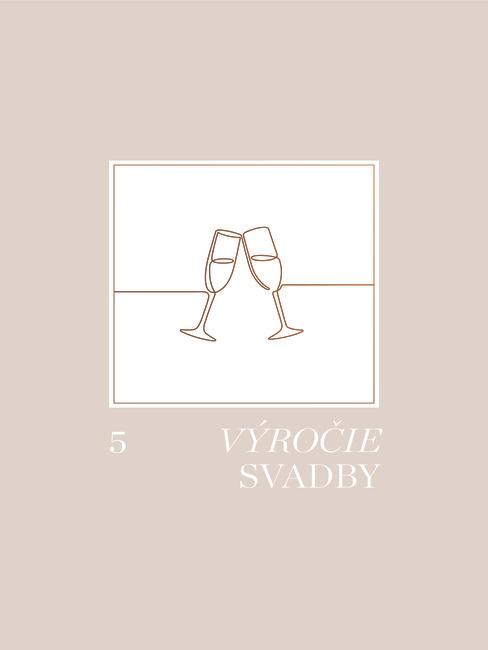 Návrh na blahoželanie k 5. výročiu svadby