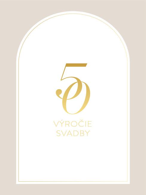 Výročie svadby 50 rokov
