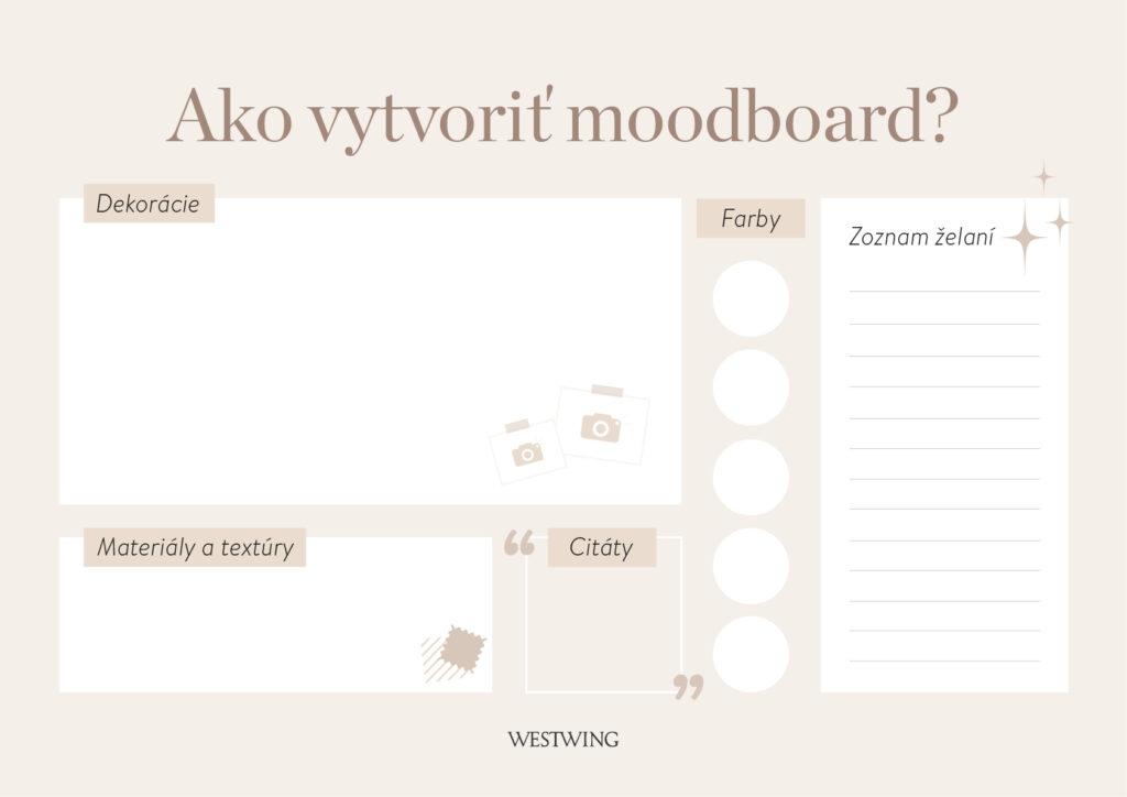 Ako vytvoriť moodboard
