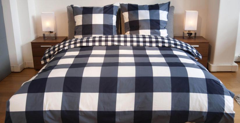 kostkované postele boxspring 180 × 200