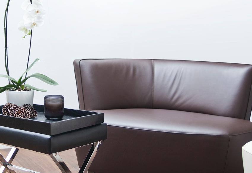 Ledersessel Braun - Lounge-Sessel