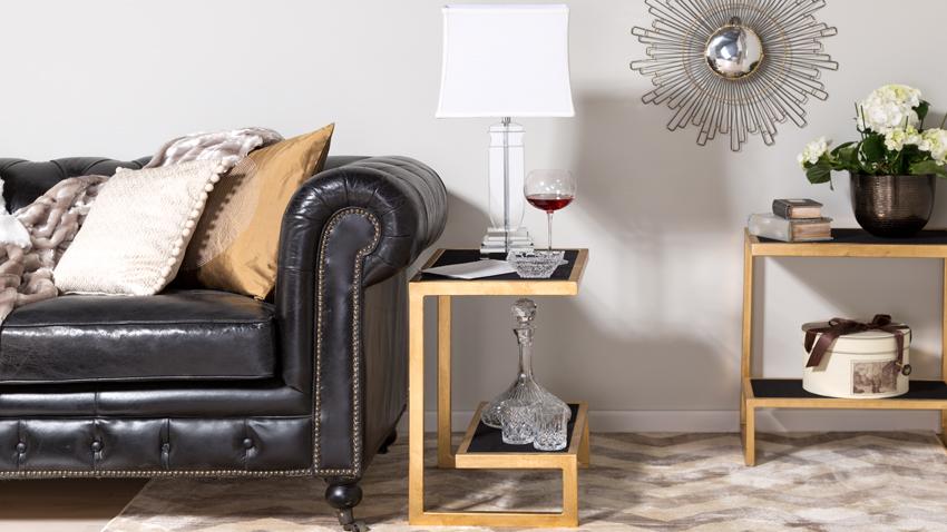 Sessel Braun im Wohnzimmer