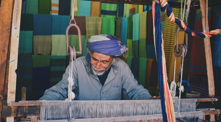 Berber Teppich handgeknüpft handarbeit