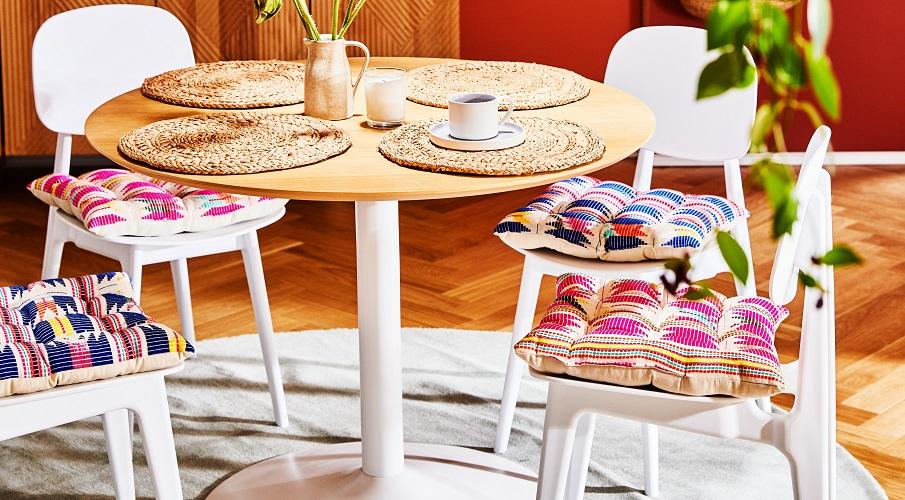 Esszimmer Teppich rund