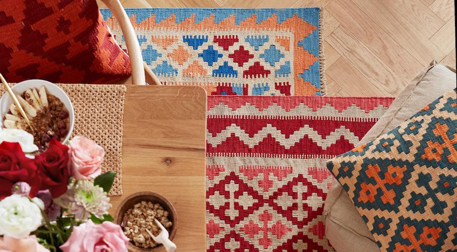 Teppiche Bunt mit Muster