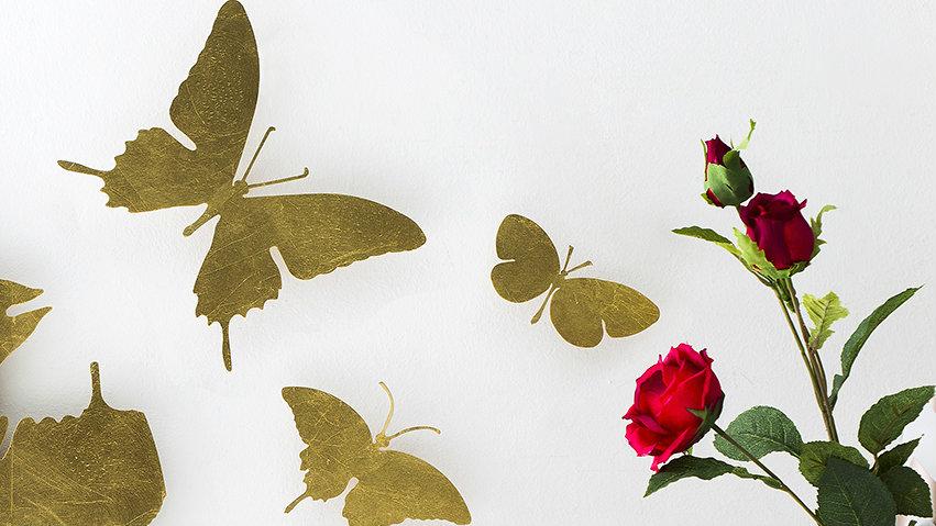 papel pintado de mariposas