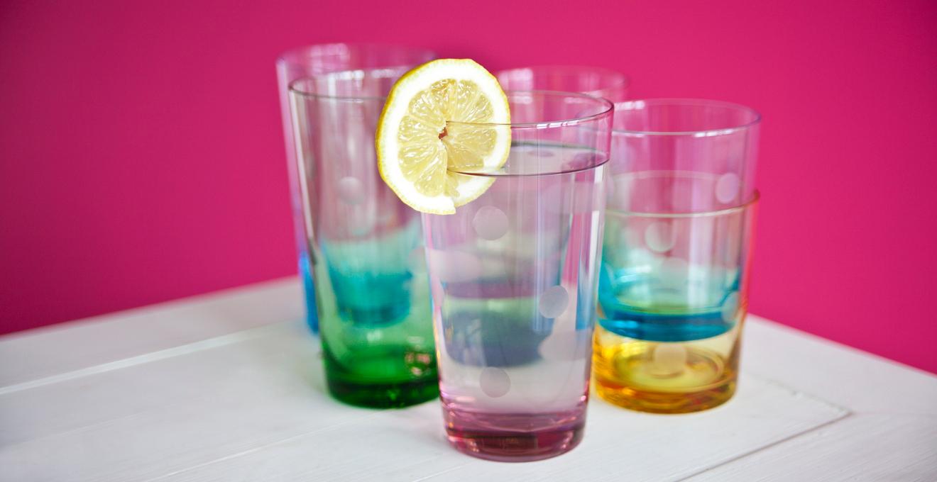Verre rose