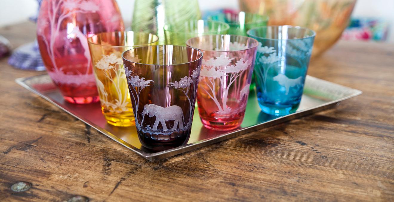 Verre rouge