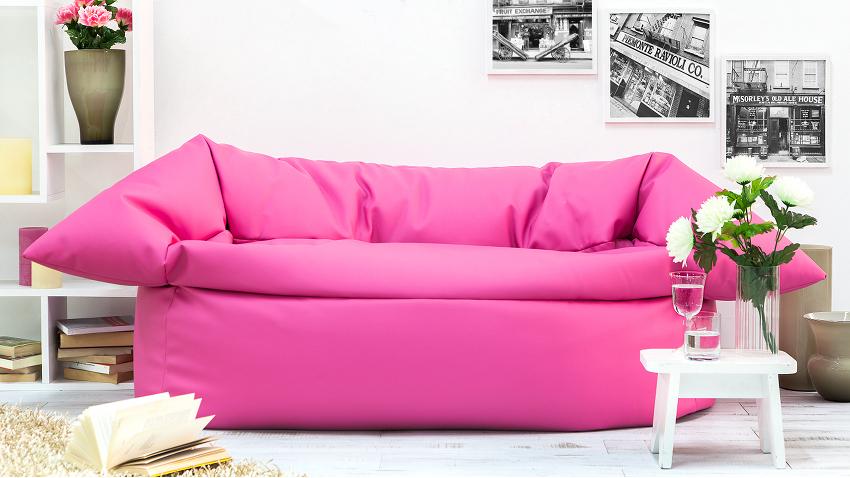 Matelas gonflable en forme de canapé