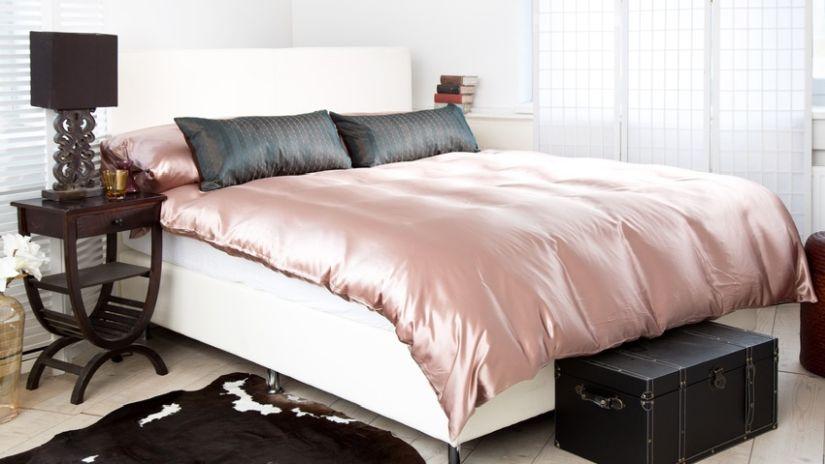 Parure de lit en satin de coton