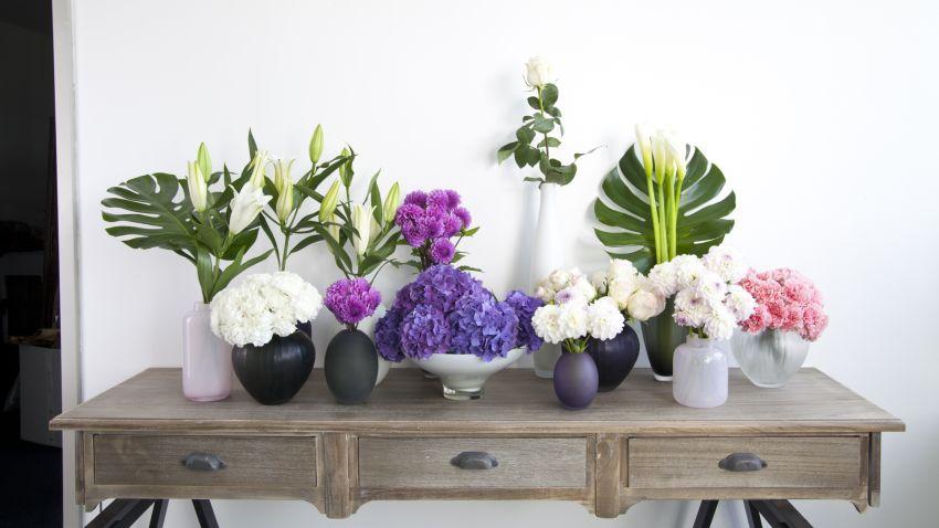 Vase noir en verre