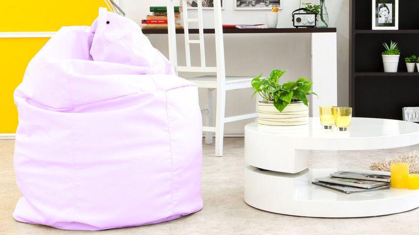 pouf poire rose