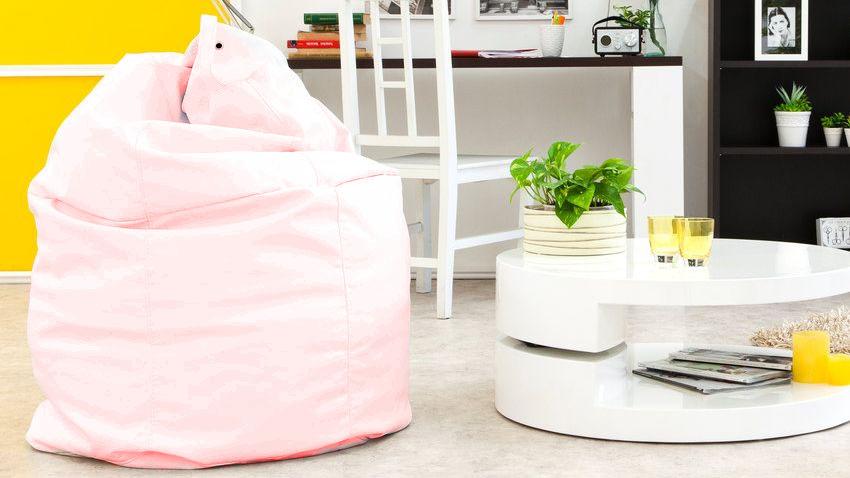 pouf poire rouge