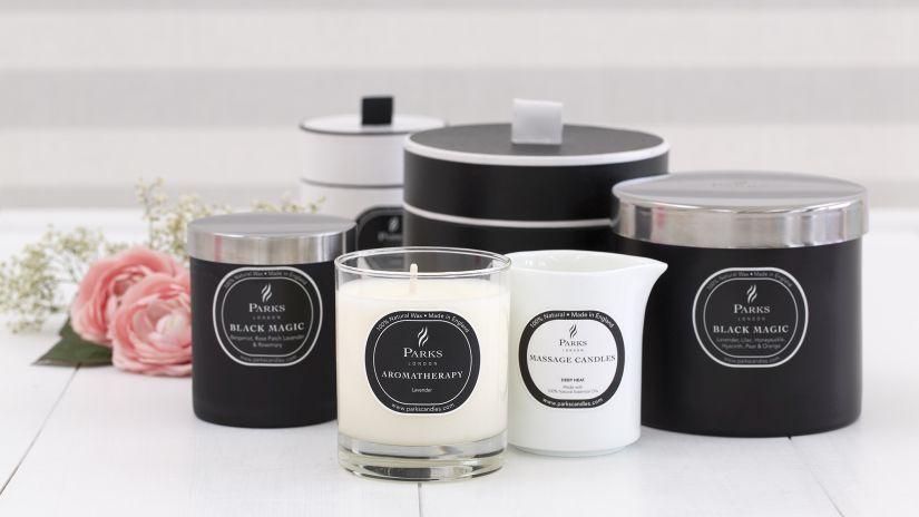 Bougies noires et blanches