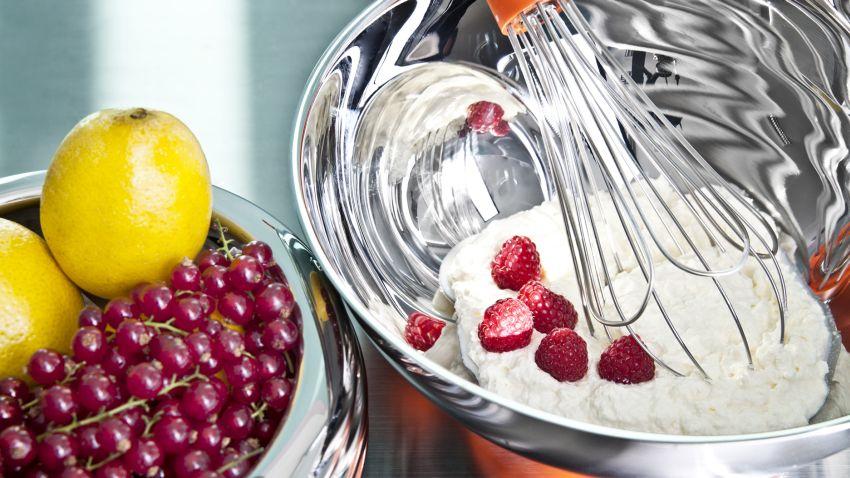 Bol en inox pour la cuisine