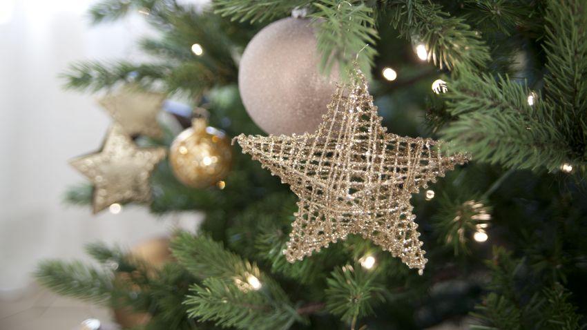 Guirlande lumineuse de Noel dorée