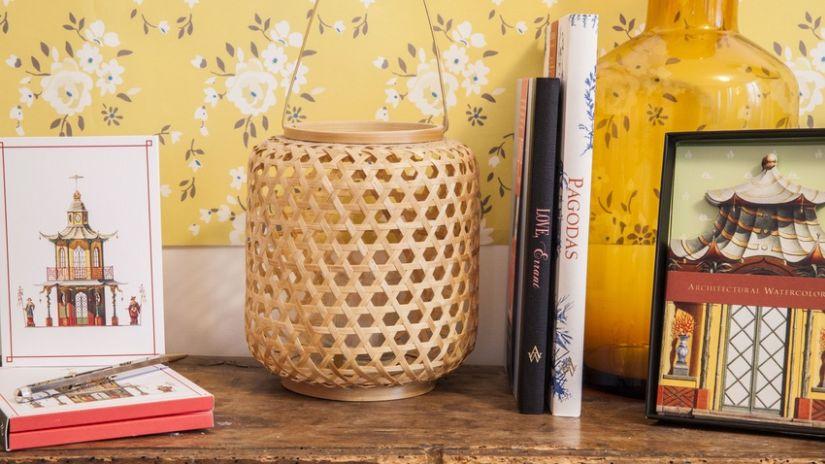 Lanterne bambou de style asiatique