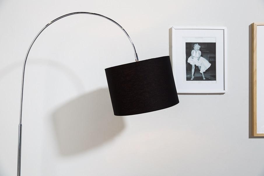lampadaire noir arceau