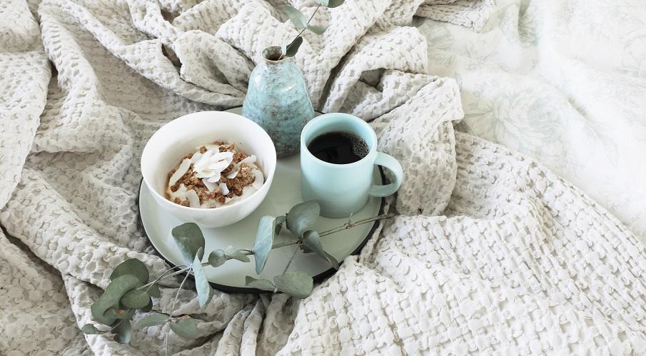 plaid en gaze de coton pour l'hiver