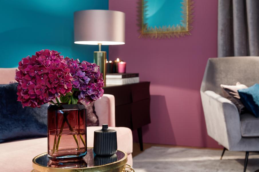 lampe mauve