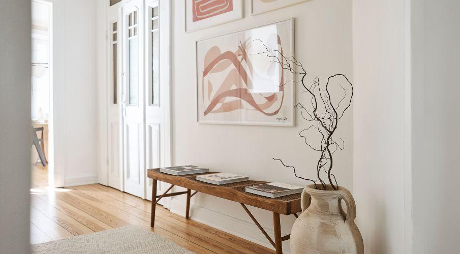 couloir a la decoration scandinave