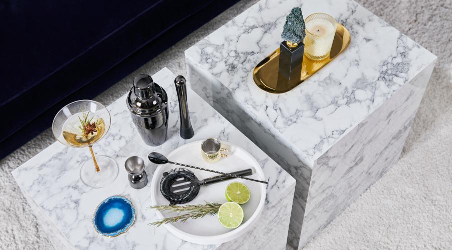 Shaker anthracite, presse-citron, pilon
