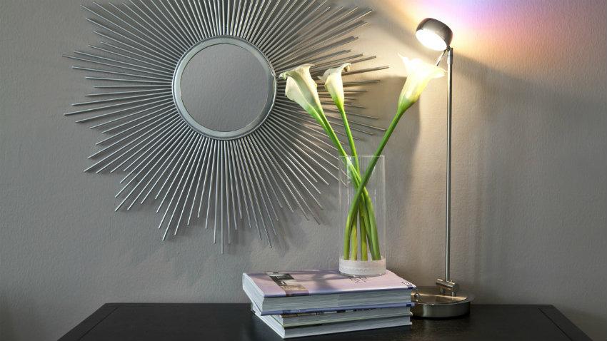 specchio per ingresso moderno lampada a led