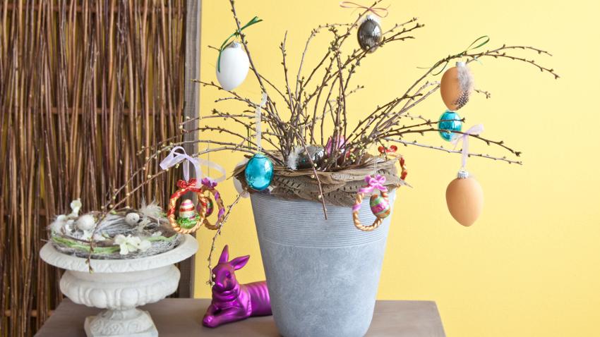 cestini di pasqua eleganti