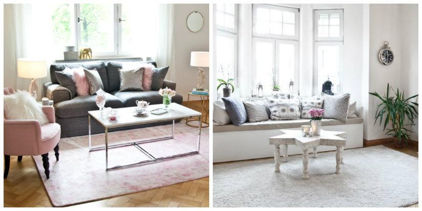 tappeti moderni in stile scandi