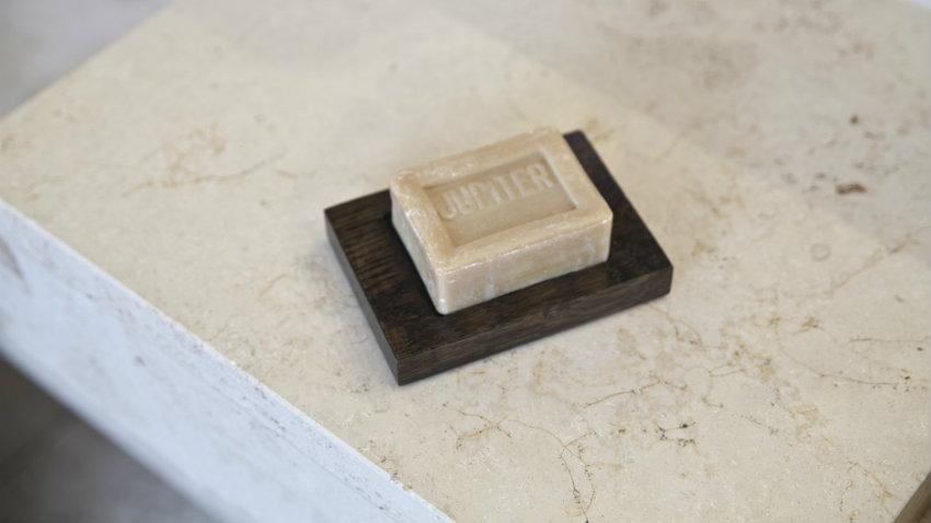 portasapone in legno saponetta