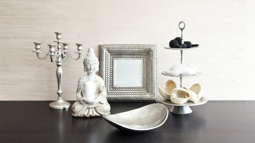candelabri di design specchio quadratto statuetta buddha