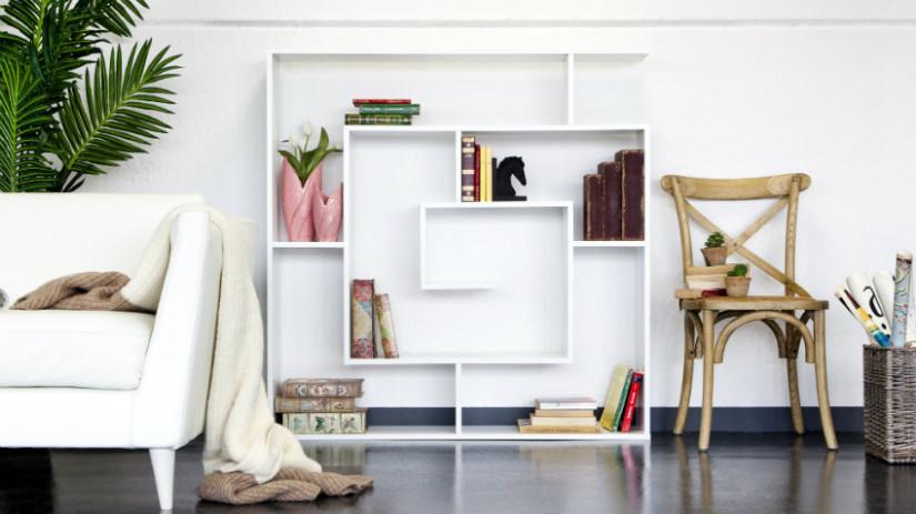 libreria moderna bianca