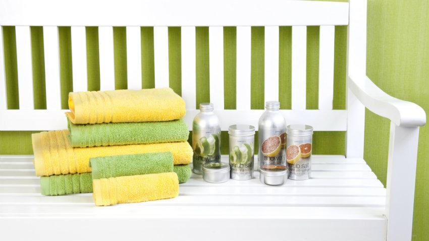 mobile bagno verde chic