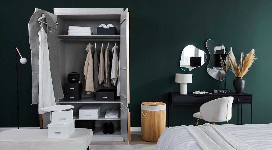 armadio grigio