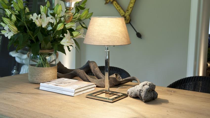 klassiek moderne metalen tafellamp
