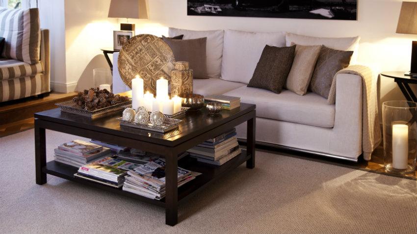 bio ethanol brander in moderne inrichting