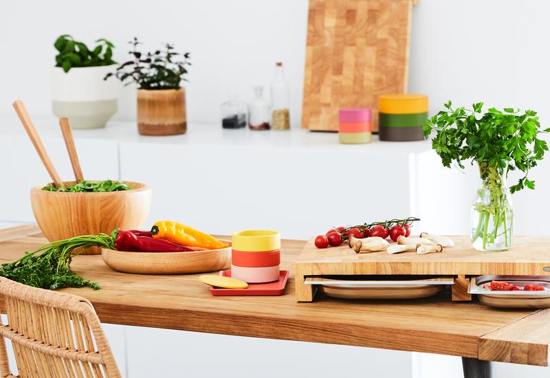 eiken eettafel