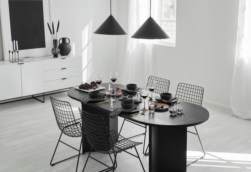 Zwarte eetkamerstoelen
