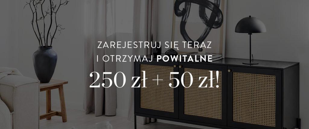 Black Friday Banner kampanijny na Black Friday, powitalne 250 zł + 50 zł