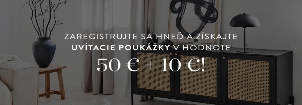 Black Friday: uvítacie poukážky v hodnote 50 a 10 eur