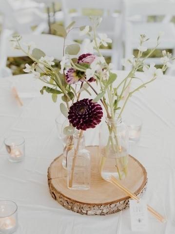 Tischdeko Holz Vase Blume Holz Tischdeko Holz Vase Blume Holz